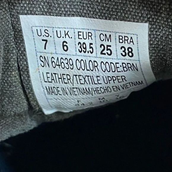 NEW SKECHERS GEL INFUSED Memory Foam Hi Top Shoe Suede Sneaker Mens Size 7 Brown - Picture 11 of 13